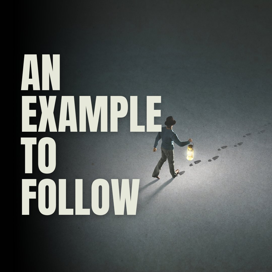 An example to follow